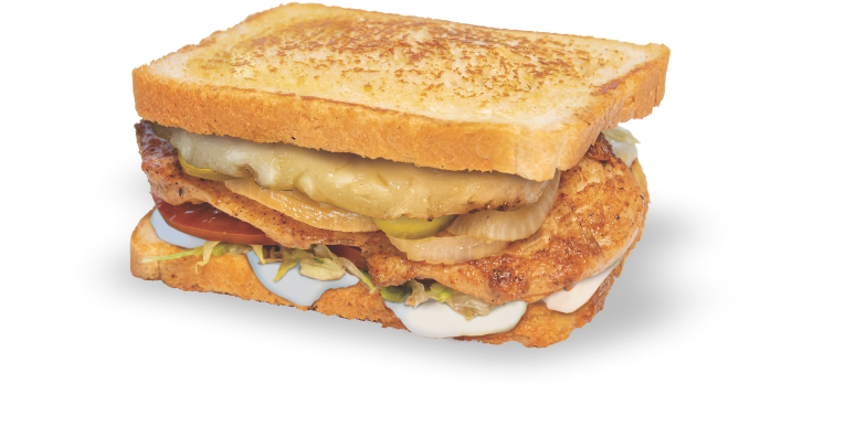 Toasted Chicken Pineapple Burger